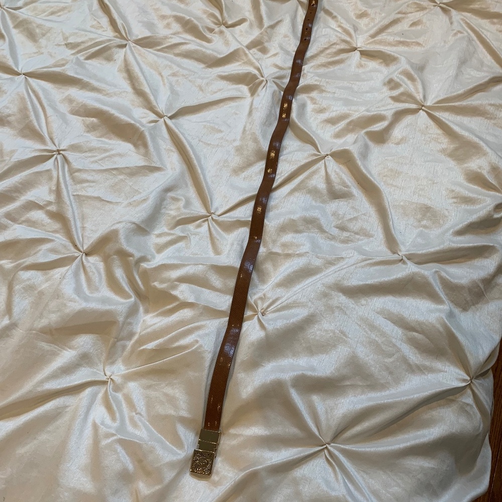 Anne Klein Tan/Black Reversible Belt sz M